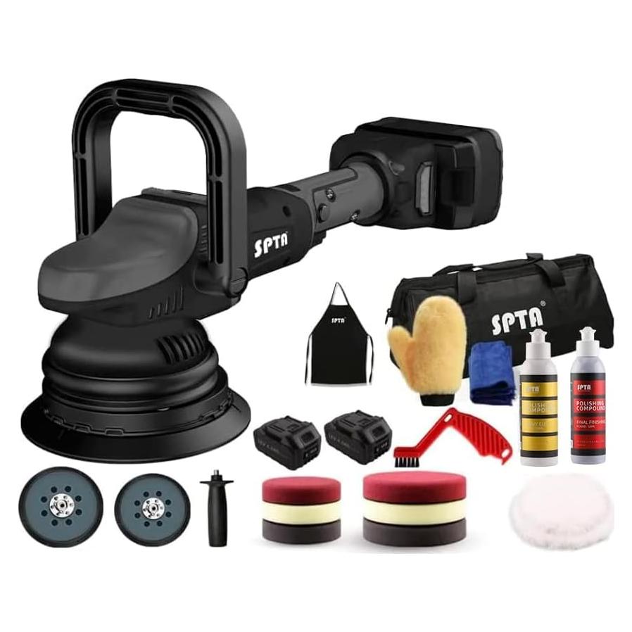 Pulidora Inalámbrica SPTA 18V 15mm 4800 OPM con Accesorios