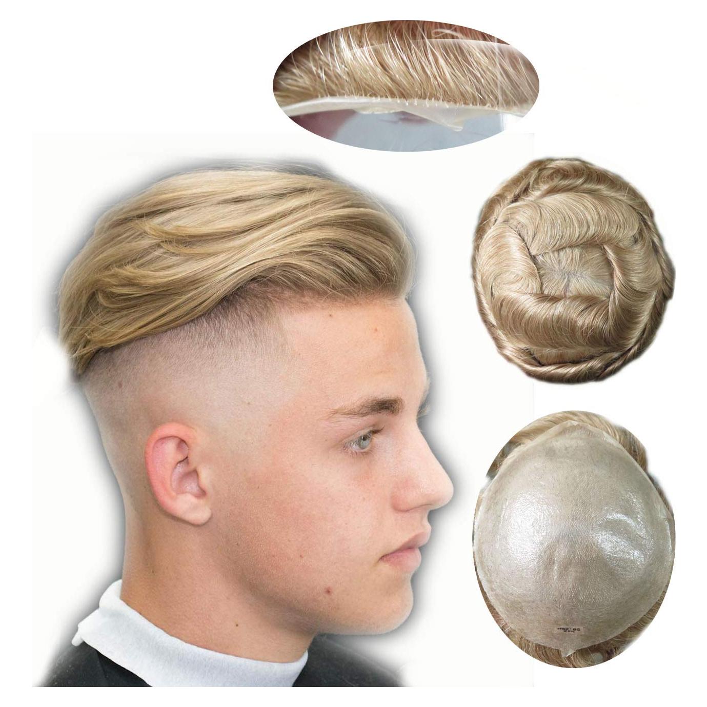 Toupee para hombres Hair Nature 20x25cm cabello humano rubio