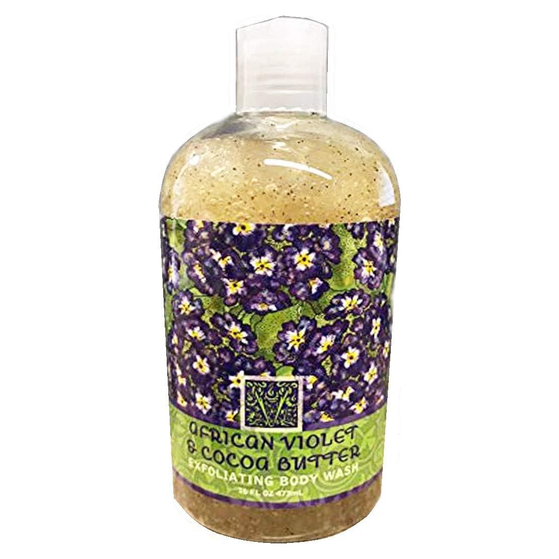 Gel de Ducha Exfoliante Greenwich Bay 16oz Violeta Africana
