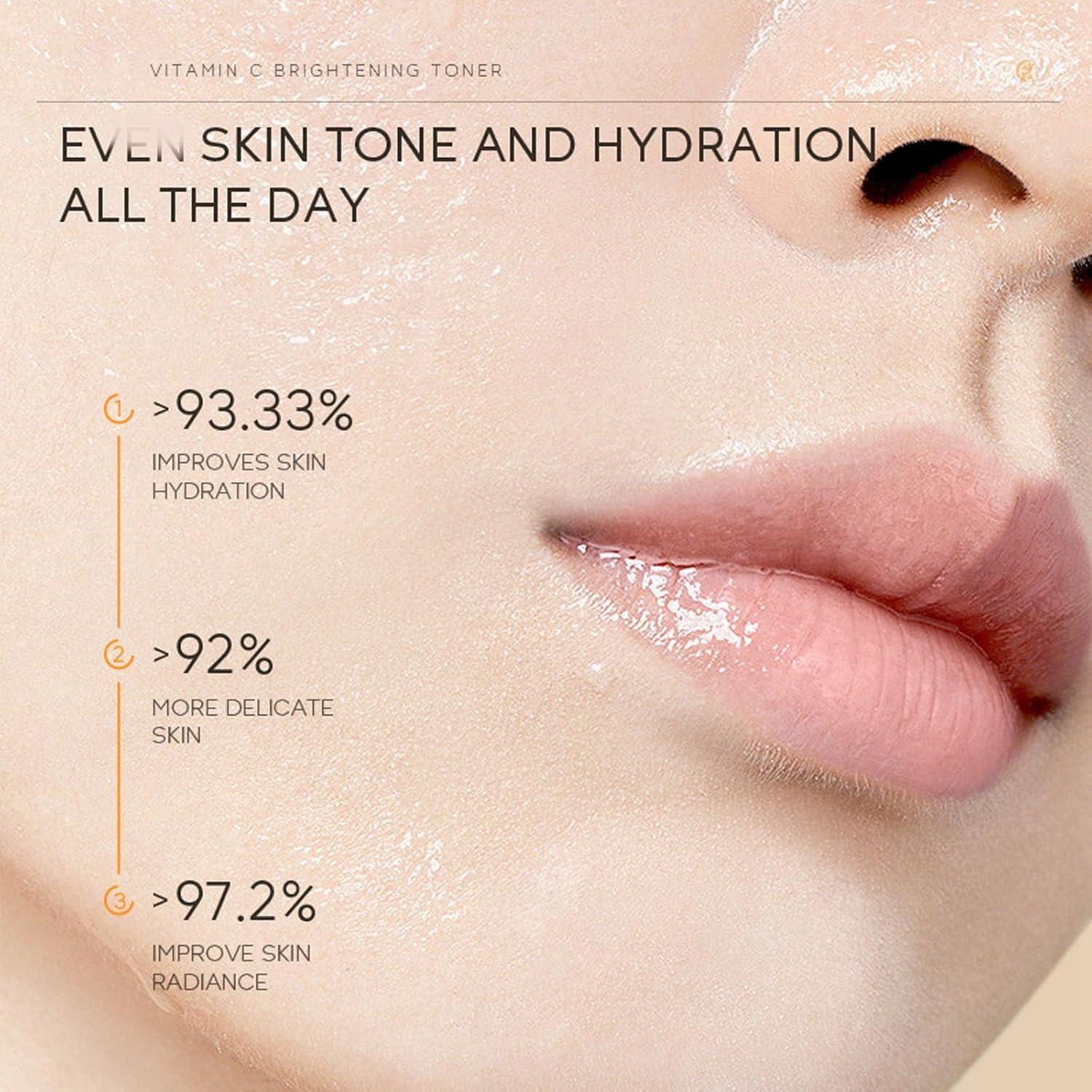 Kit de Cuidado de Piel con Vitamina C Rosarden - 6 Piezas