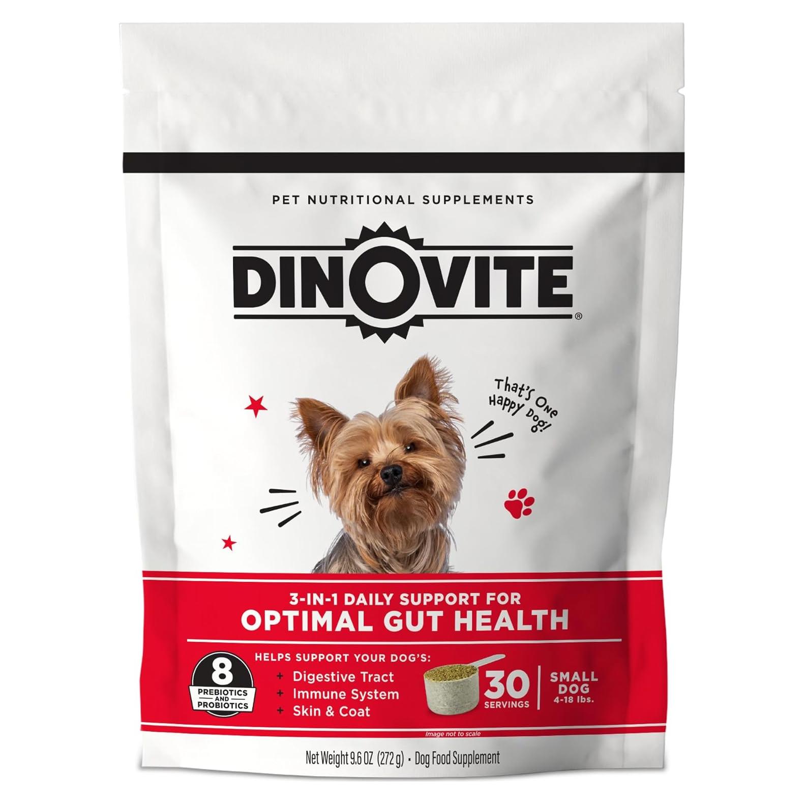 Dinovite 3 en 1 Probiotico para Perros Pequeños 30 Porciones