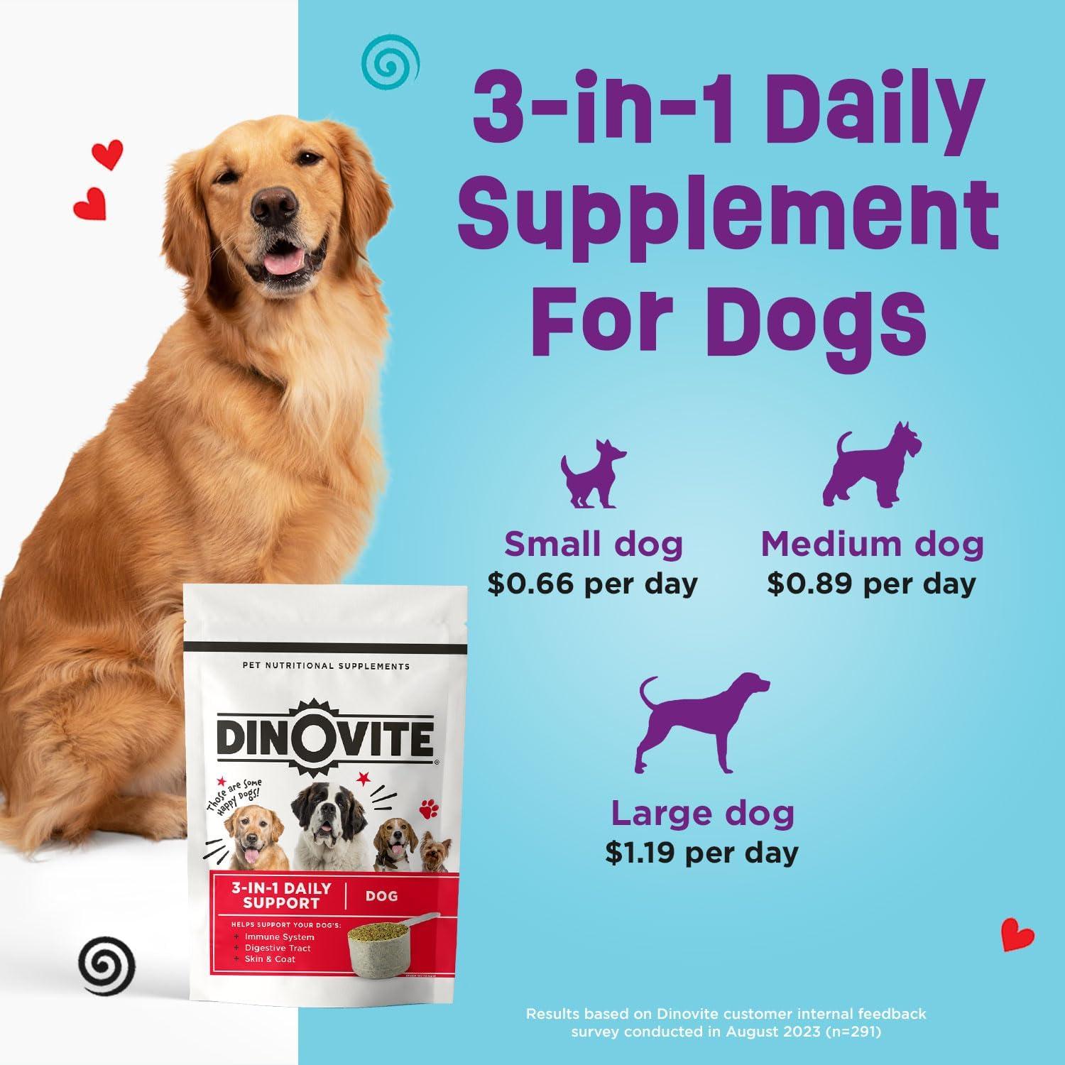 Dinovite 3 en 1 Probiotico para Perros Pequeños 30 Porciones