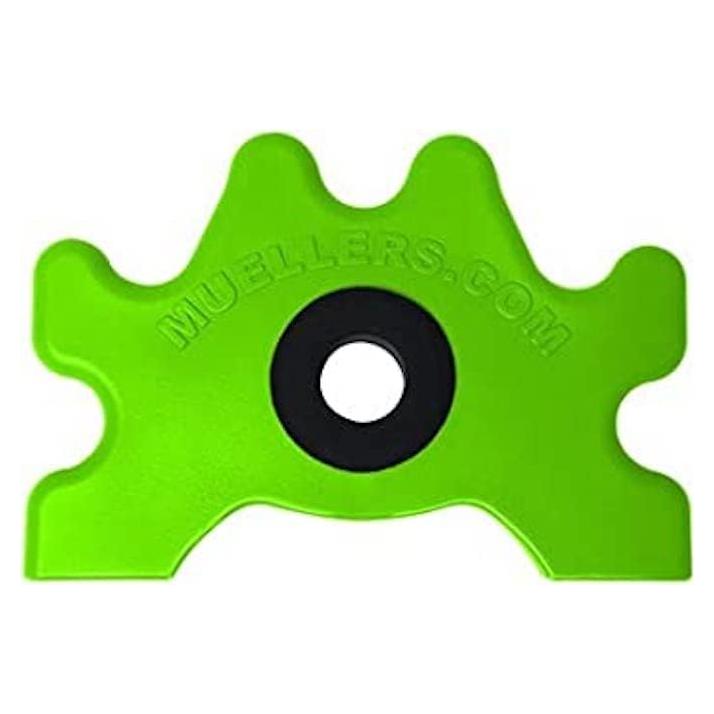 Cabeza de Puente Deslizante Mueller Verde Neón - Plástico Resistente