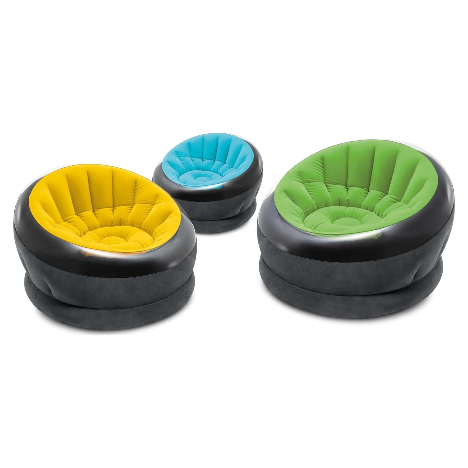 Silla Inflable INTEX 68582EP Aterciopelada Multicolor