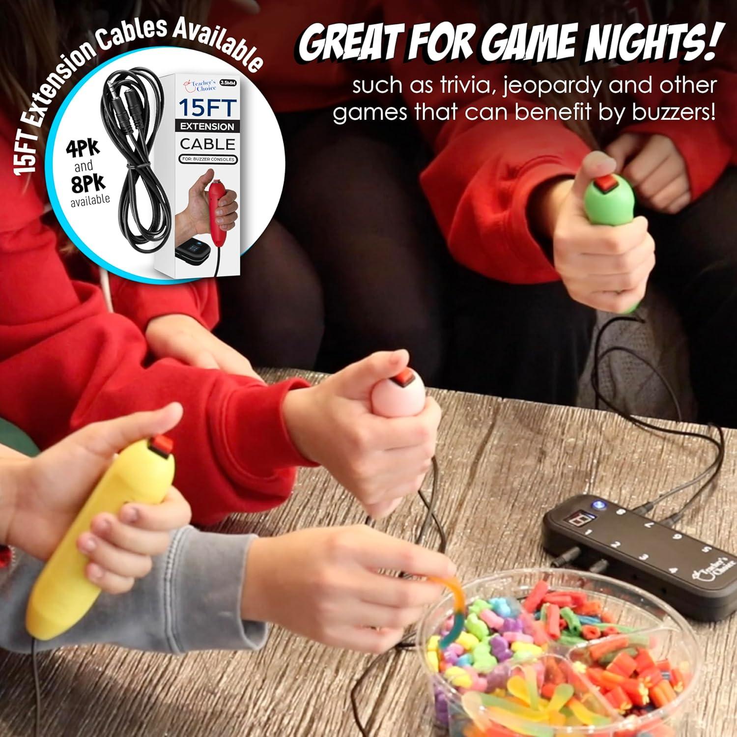 Sistema de Juego Teacher's Choice con Buzzer y Joystick
