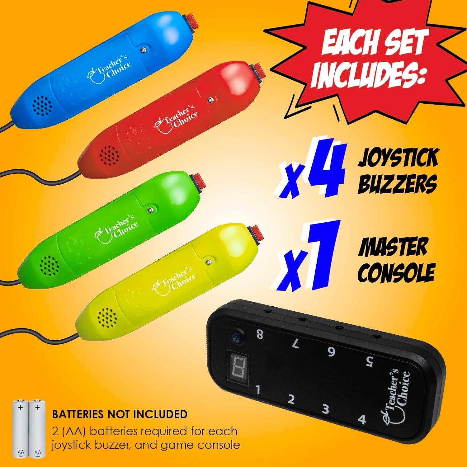 Sistema de Juego Teacher's Choice con Buzzer y Joystick