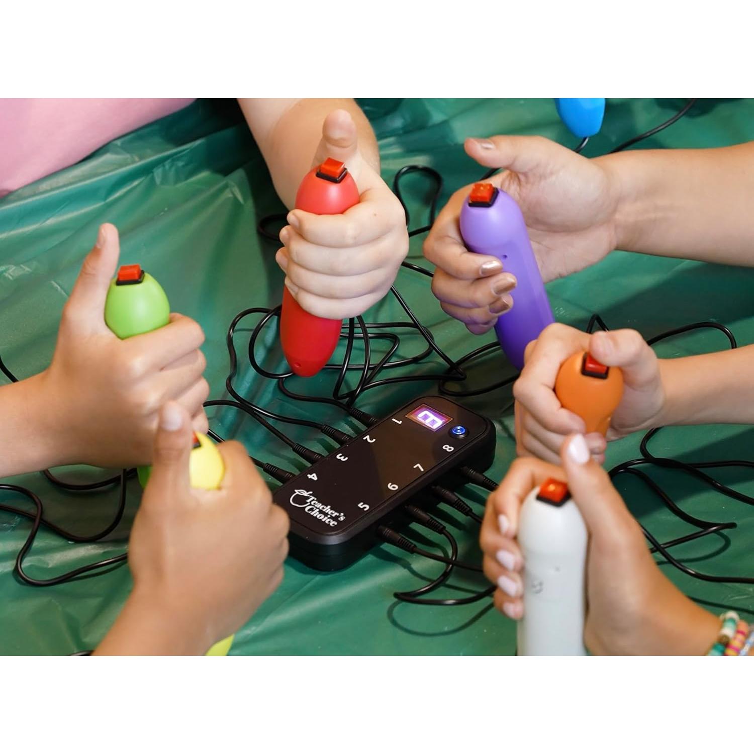 Sistema de Juego Teacher's Choice con Buzzer y Joystick