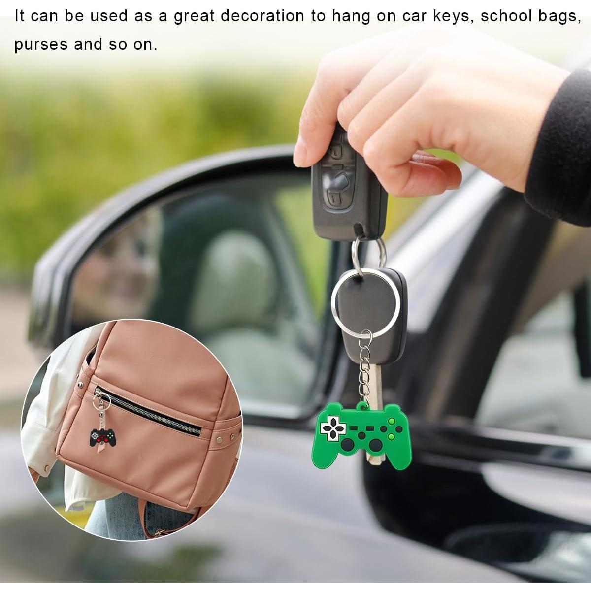 Llavero de Controlador de Videojuego SHMZK 12 Piezas PVC