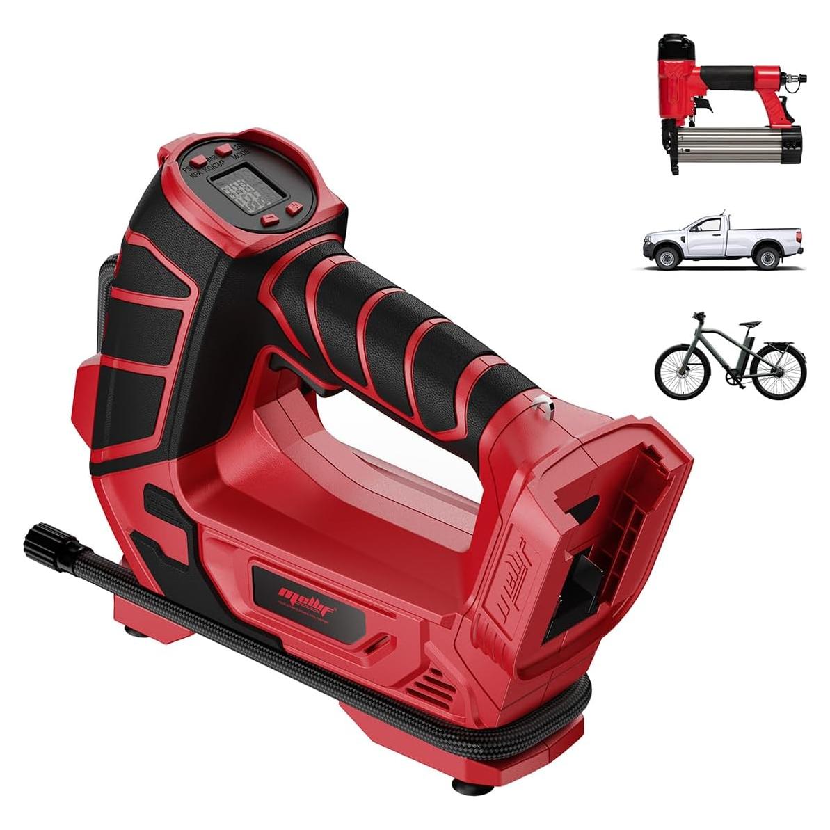 Compresor de Aire Inalámbrico Mayoki 18V 120 PSI Neumáticos