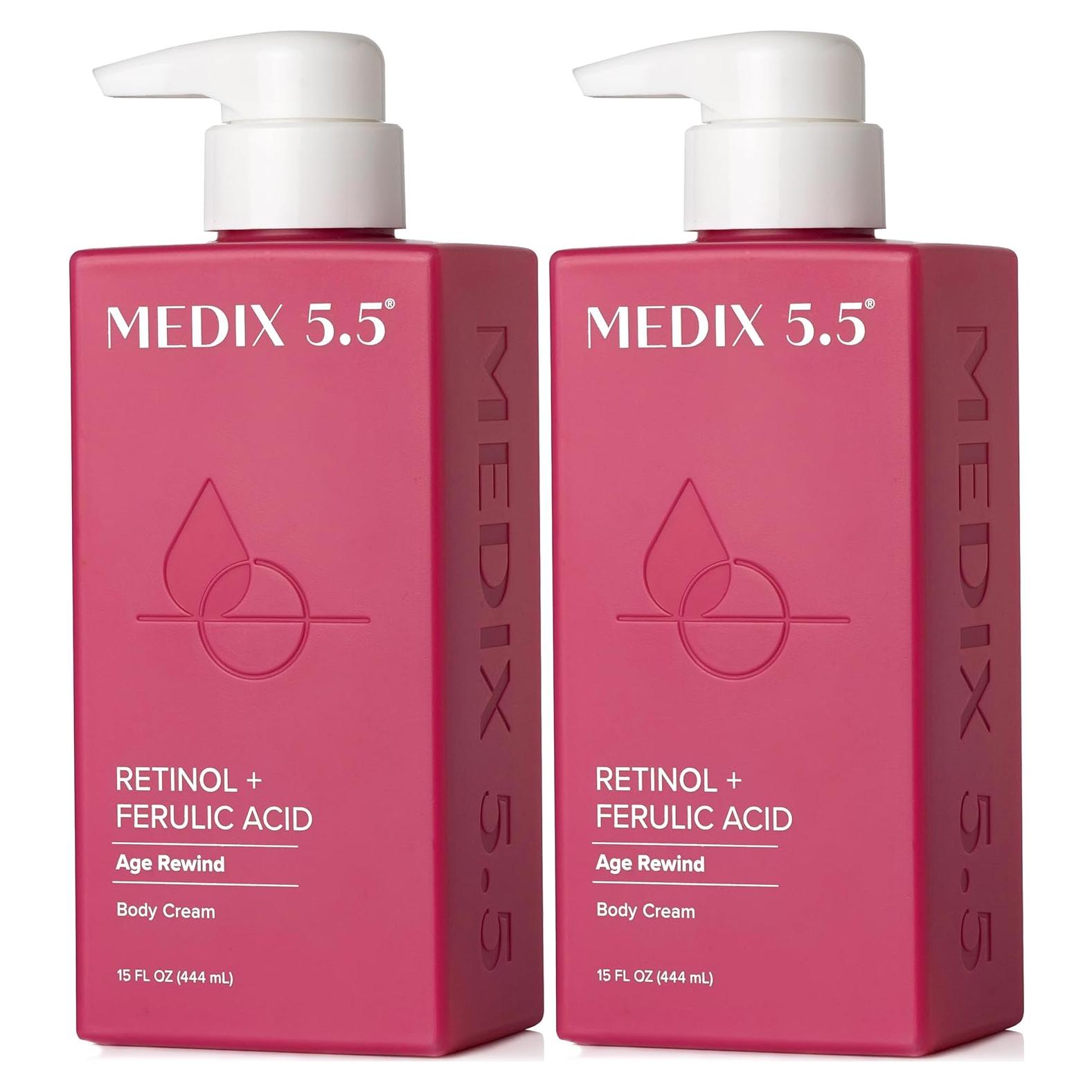 Medix 5.5 Crema Corporal de Retinol Hidratante 2 Piezas