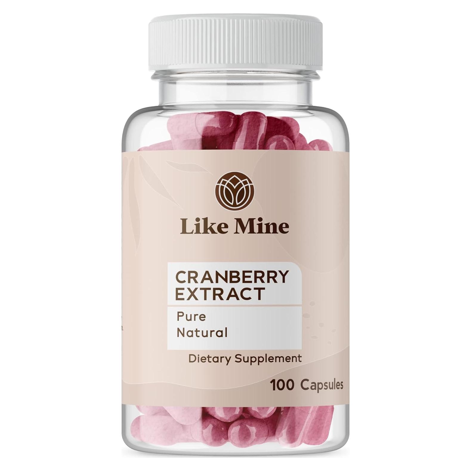 Extracto de Arándano Like Mine 100 Cápsulas Puras Sin Aditivos