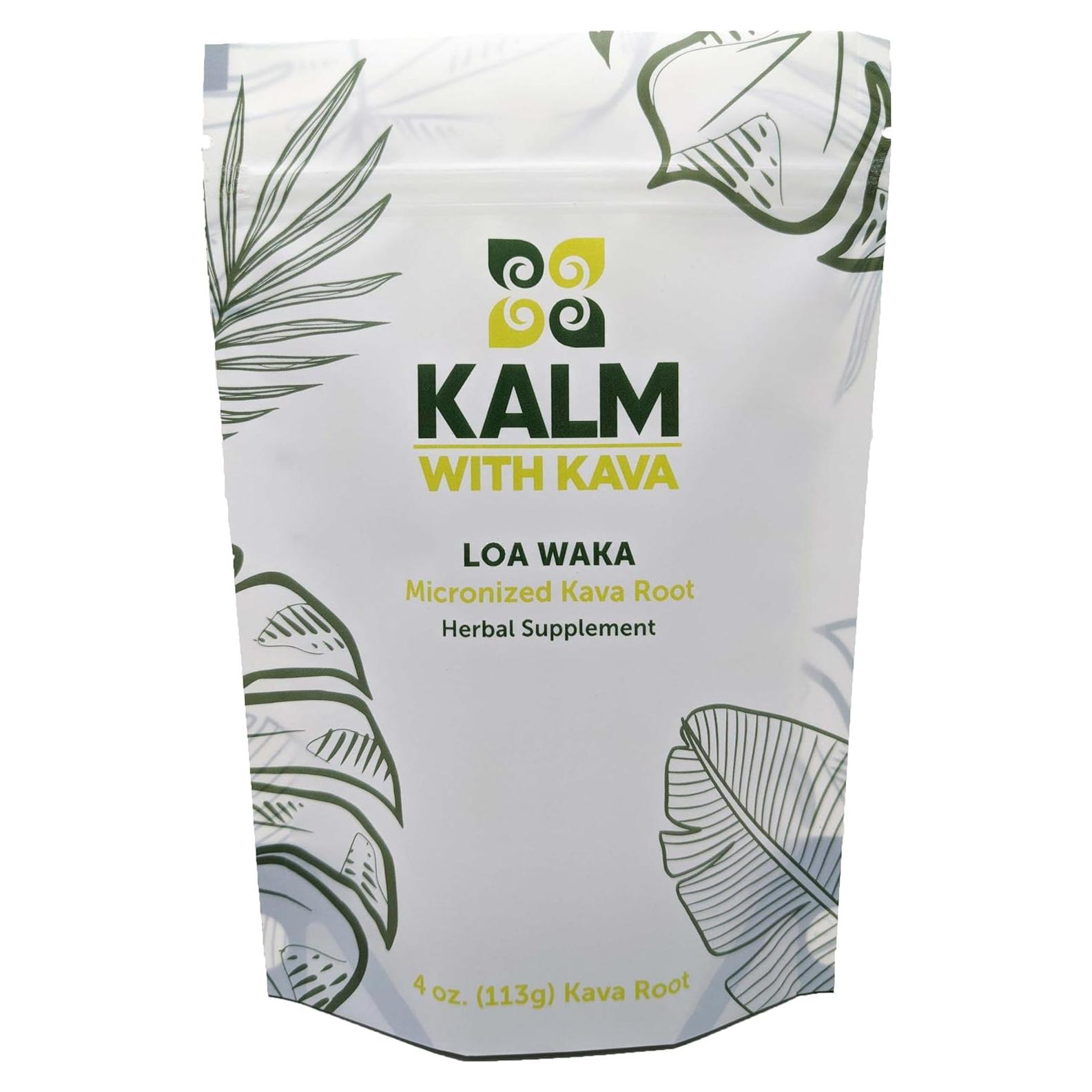 Kava Micronizado KALM Loa Waka 113.4 g - Relajación Rápida