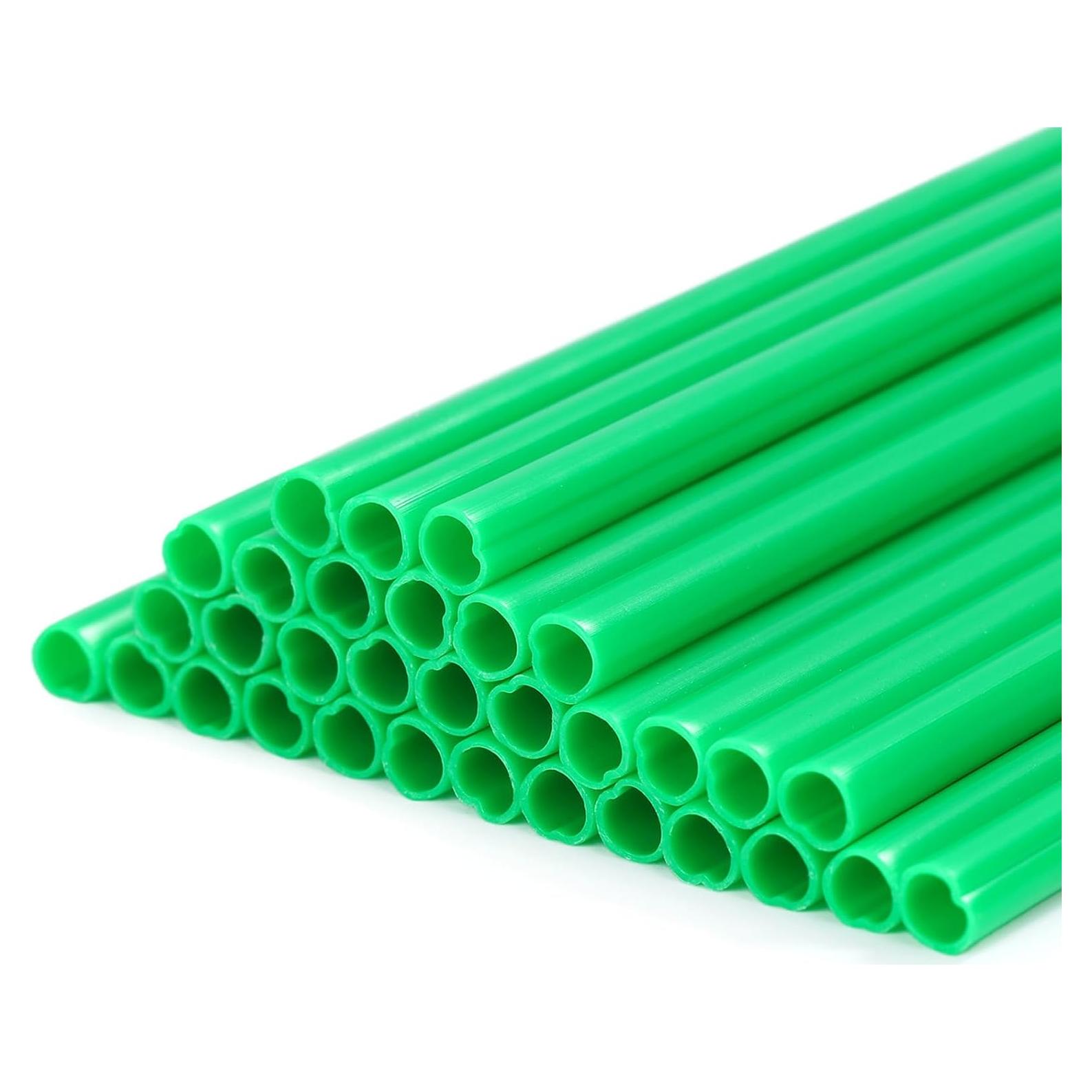 Popotes desechables en forma de corazón YAOSHENG 100 unidades