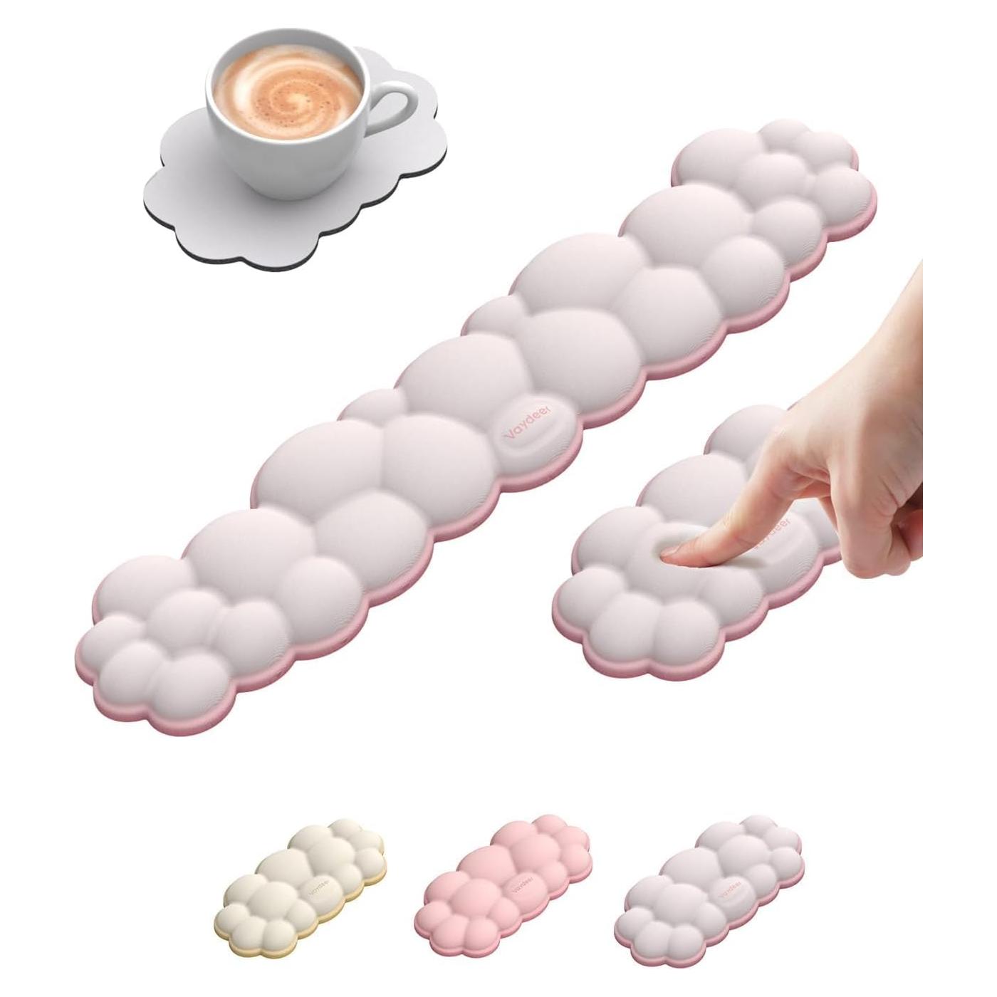 Conjunto Reposamuñecas Vaydeer Ergonómico 3 en 1 - Espuma Memoria