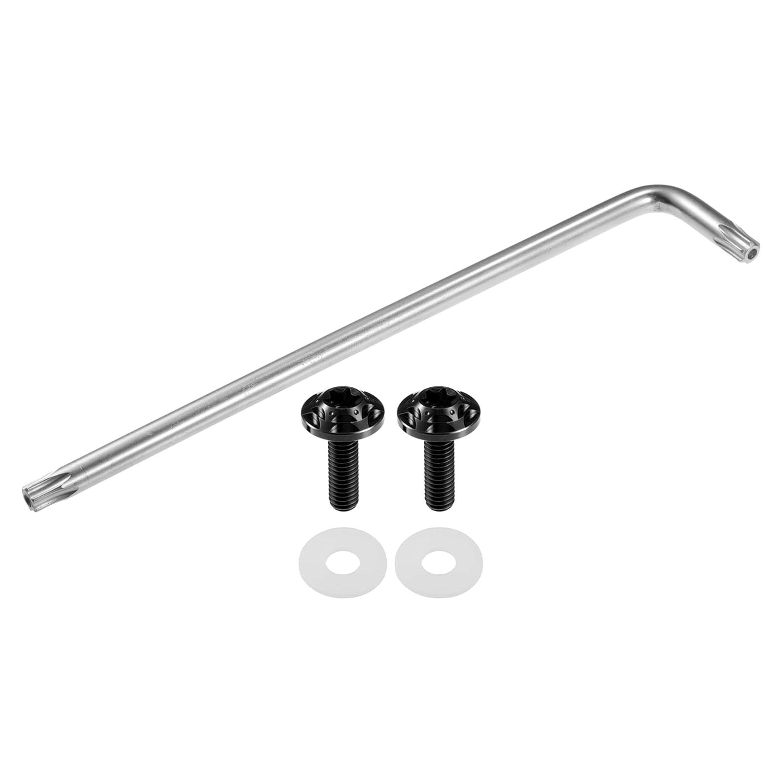 Tornillos Antirrobo para Placa de Matrícula Partuto M6 - 2 Pcs