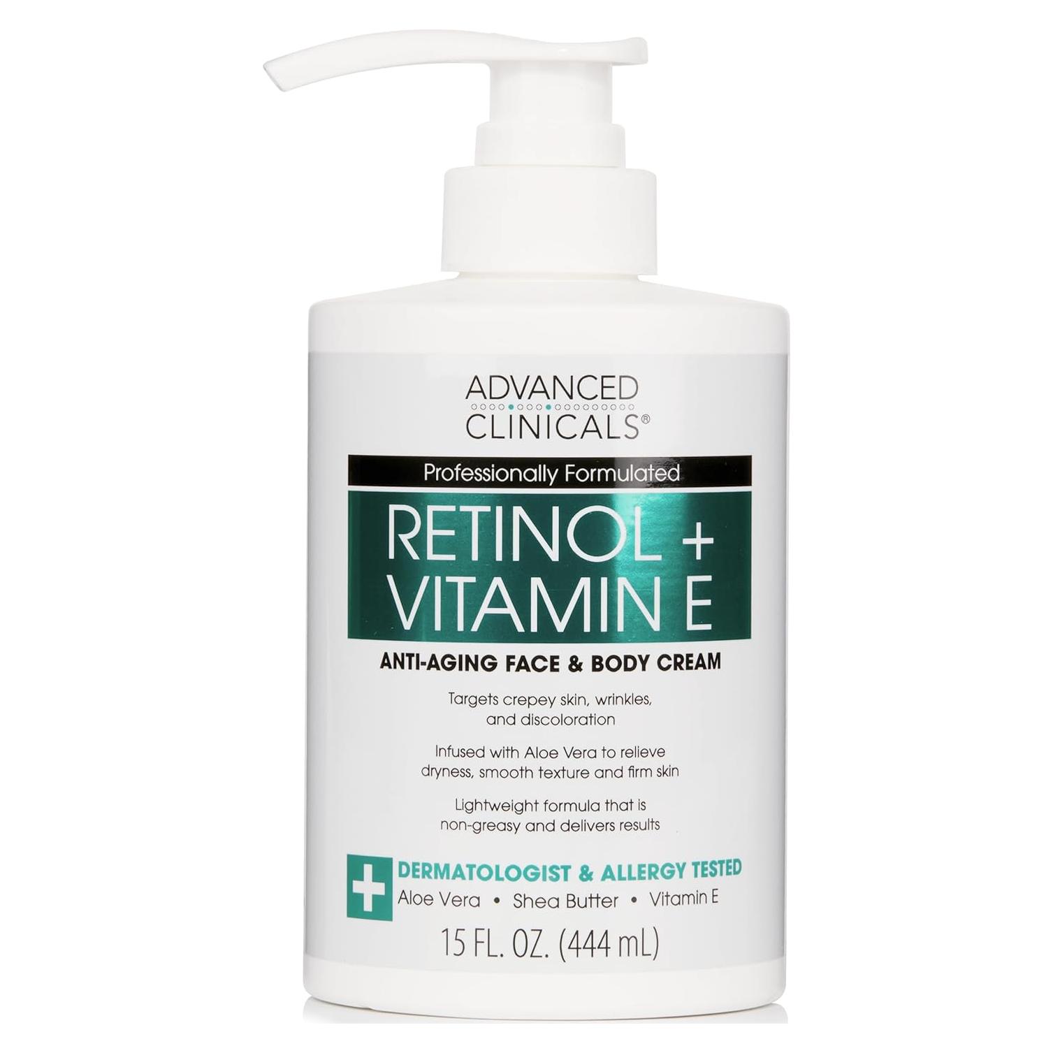 Loción Corporal Retinol Advanced Clinicals 450ml Antienvejecimiento