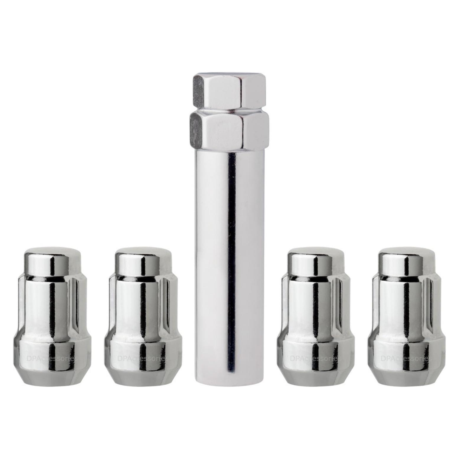 Tuercas de Seguridad DPAccessories M12x1.50 Cromadas - Juego 4