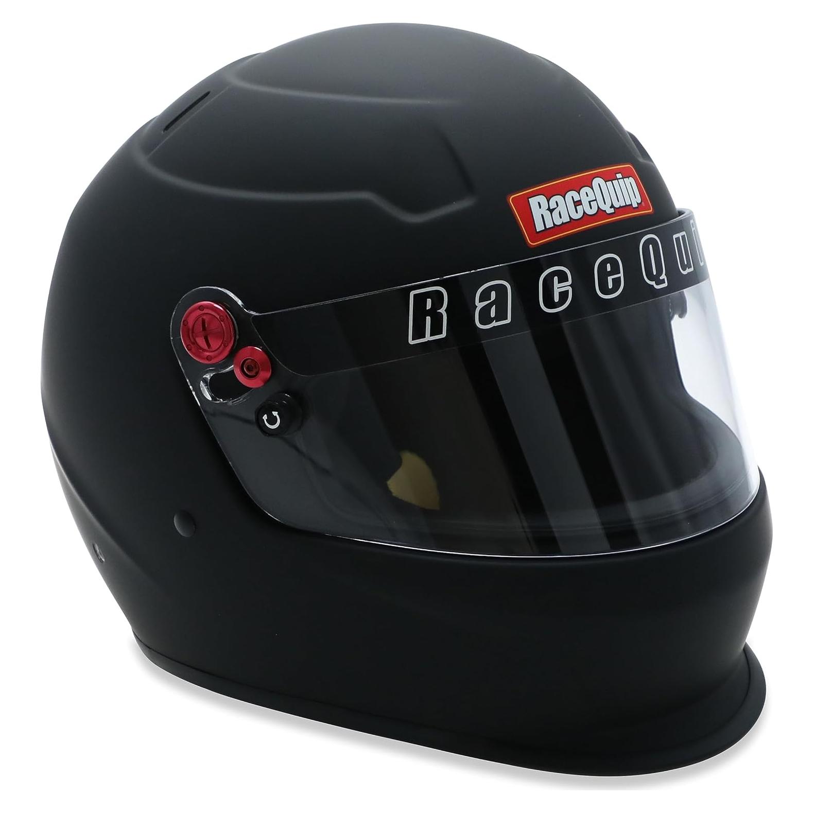 Casco Integral RaceQuip PRO20 Snell SA2020 Negro Mate Grande