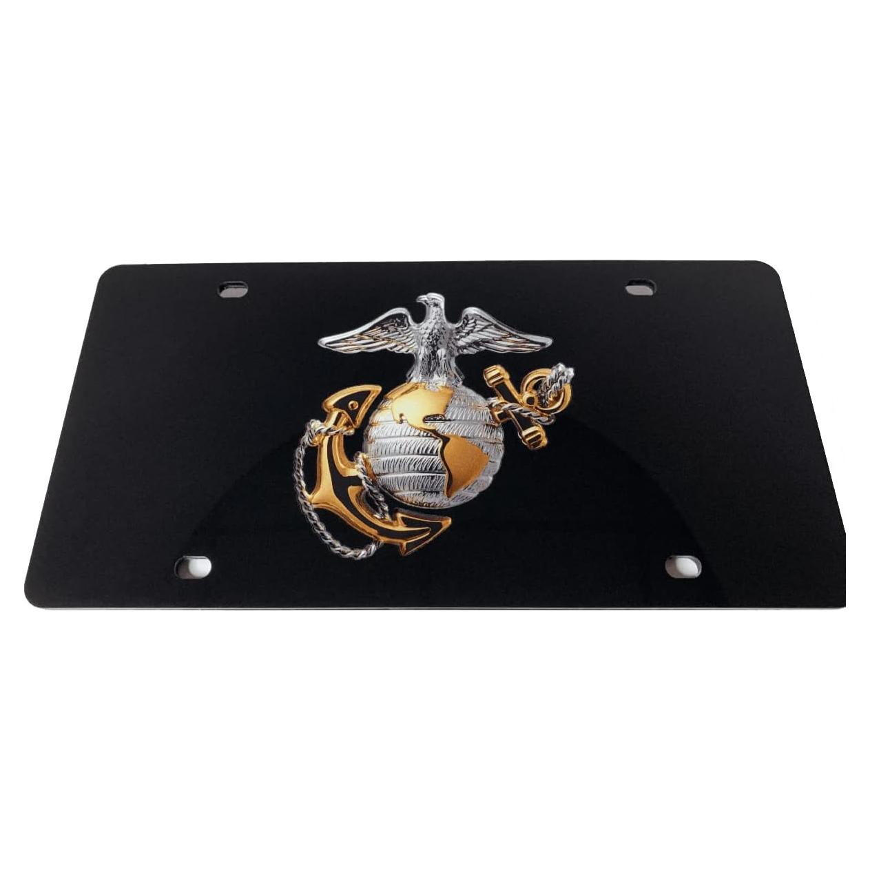 Placa de Licencia Acrílica Eurosport Daytona 15x30cm Dorada