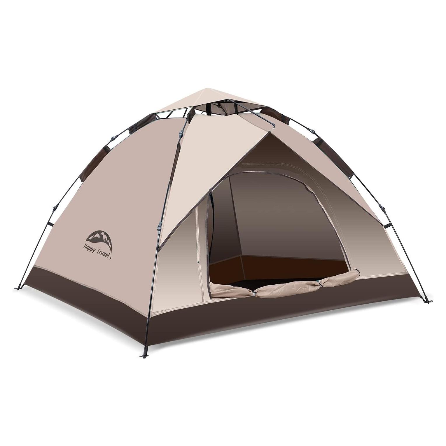 Carpa de Camping Happy Travel Pop Up 3-4 Personas Impermeable
