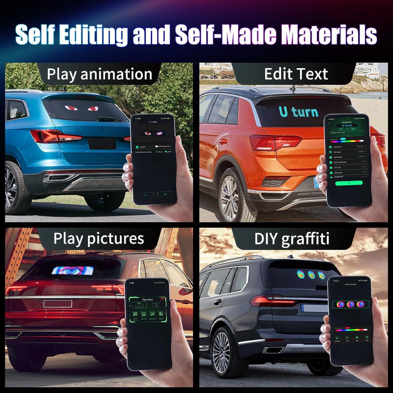 Luz LED Ojos del Diablo MH 2PCS 34.8x10.2cm Programable