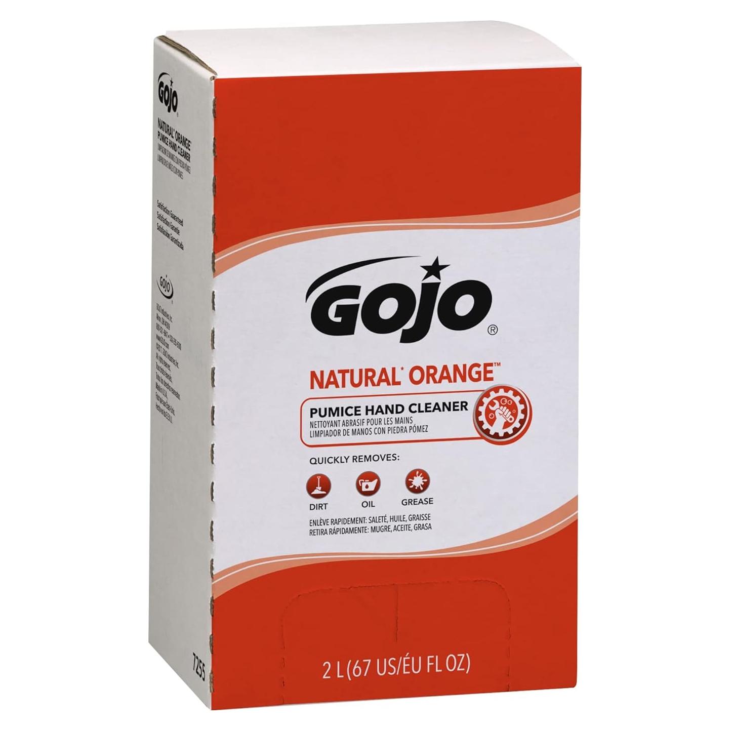 Limpiador de Manos GOJO Pro TDX 2000 mL Naranja - Paquete de 4