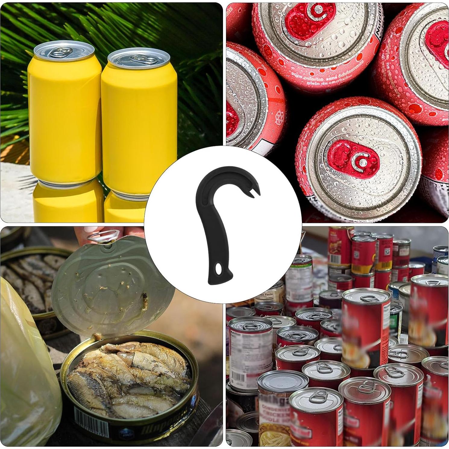 Abre Latas Ergonomico BOXOB Negro - Herramienta Manual Antideslizante