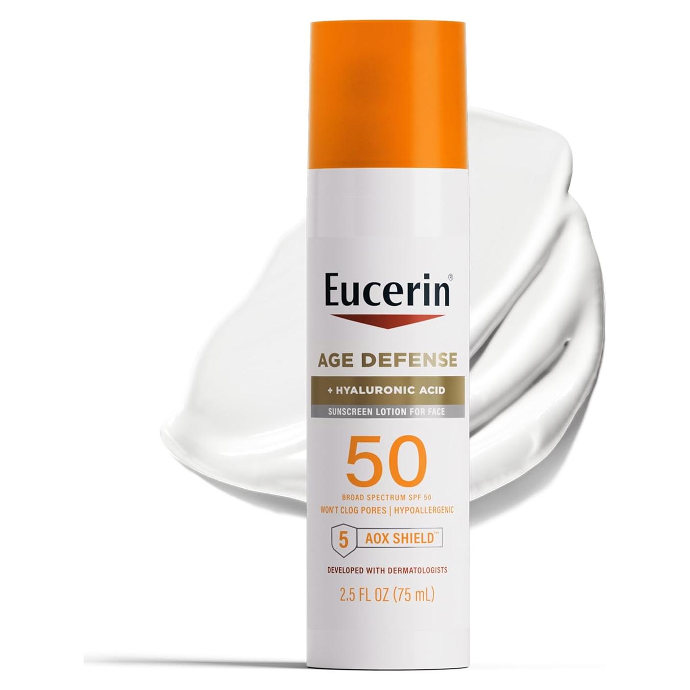 Protector Solar Facial Eucerin Sun Age Defense SPF 50 74 ml