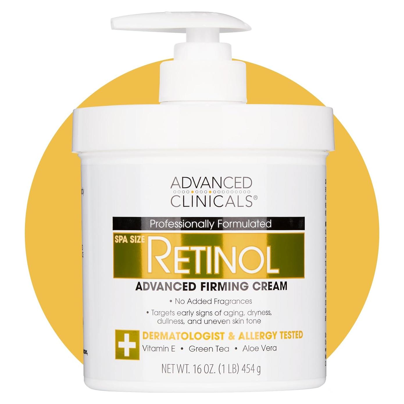 Loción Corporal Retinol Advanced Clinicals 453 g Hidratante