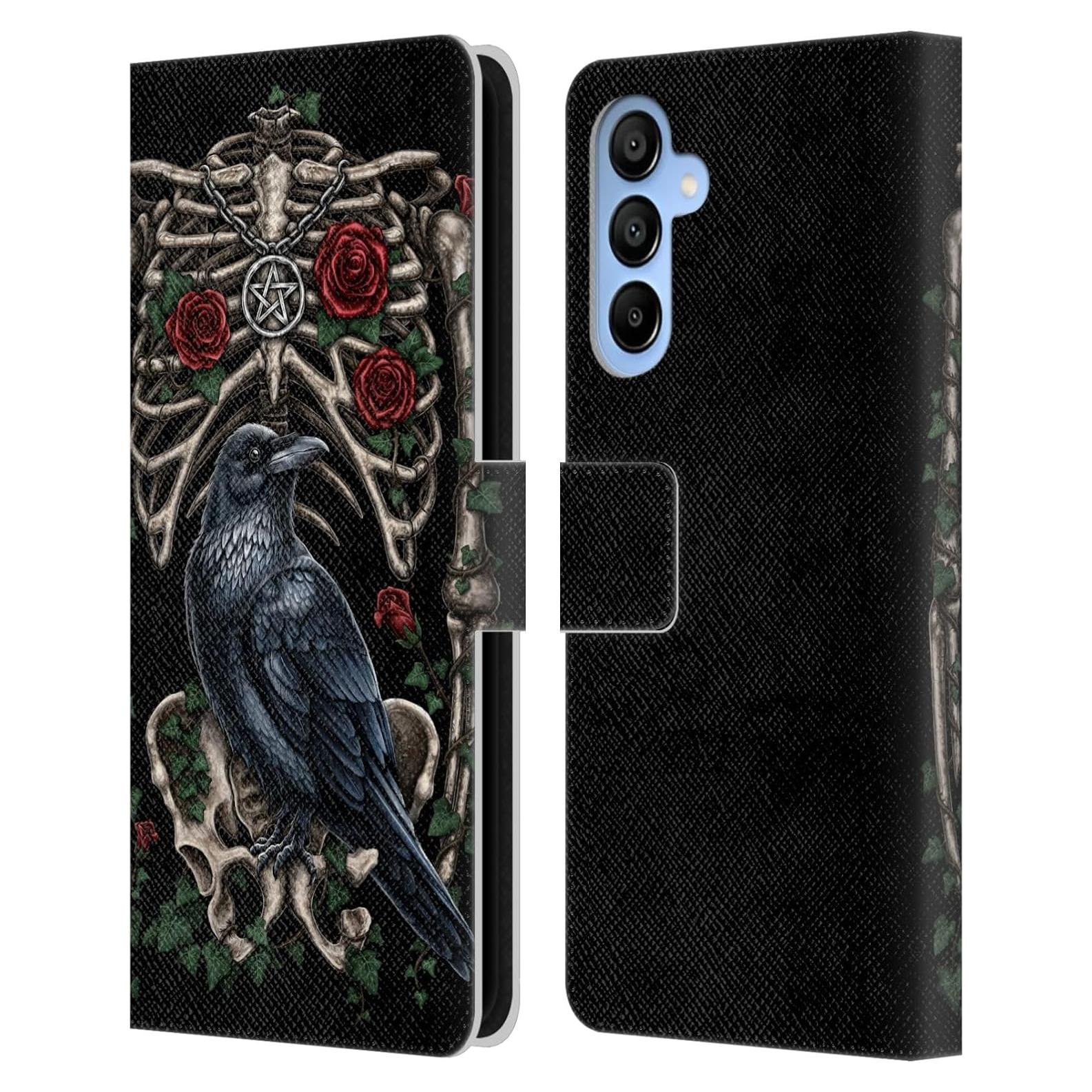 Funda de cuero Sarah Richter para Samsung Galaxy A16 5G - Diseño gótico