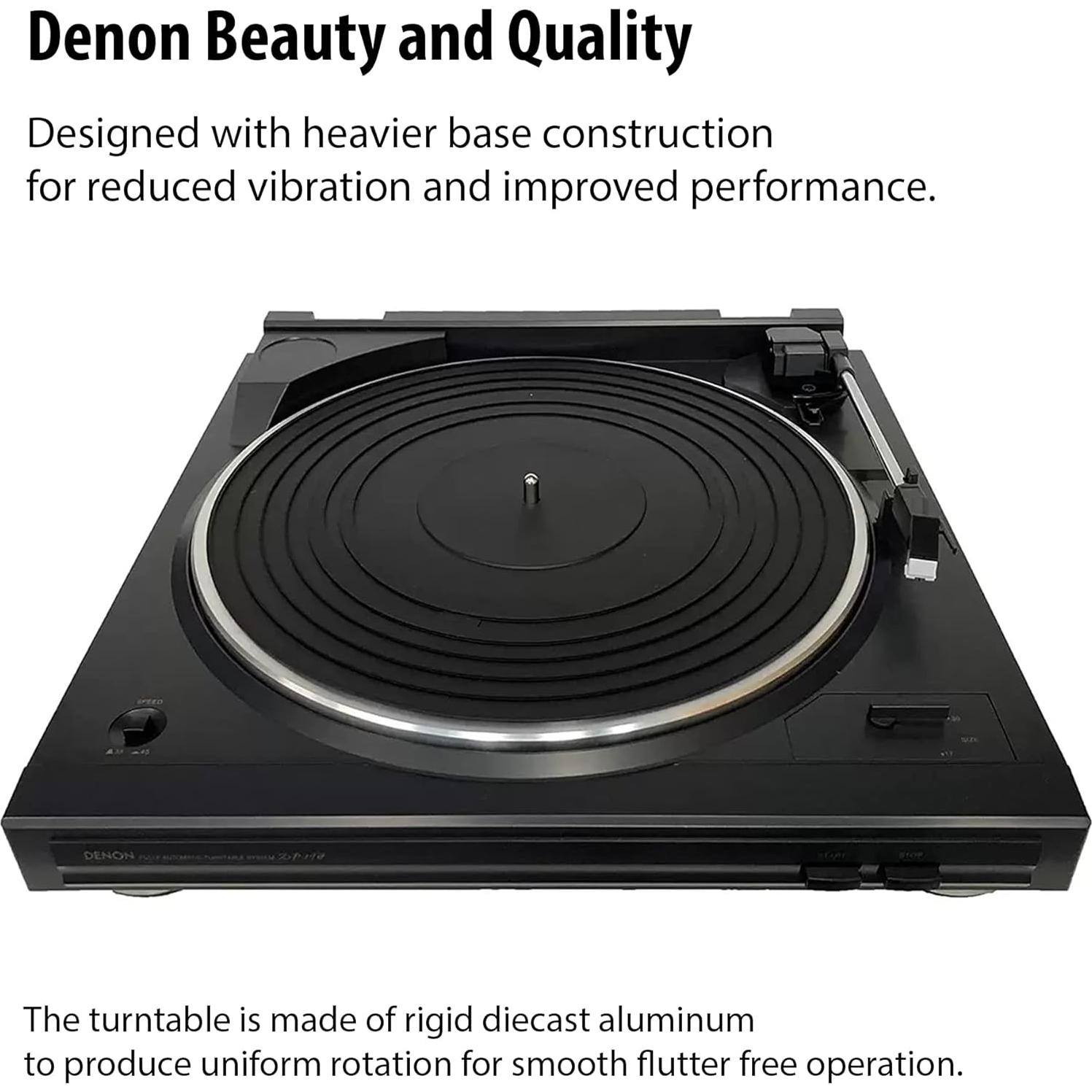 Tocadiscos Automático Denon DP-29F con Ecualizador Phono RIAA