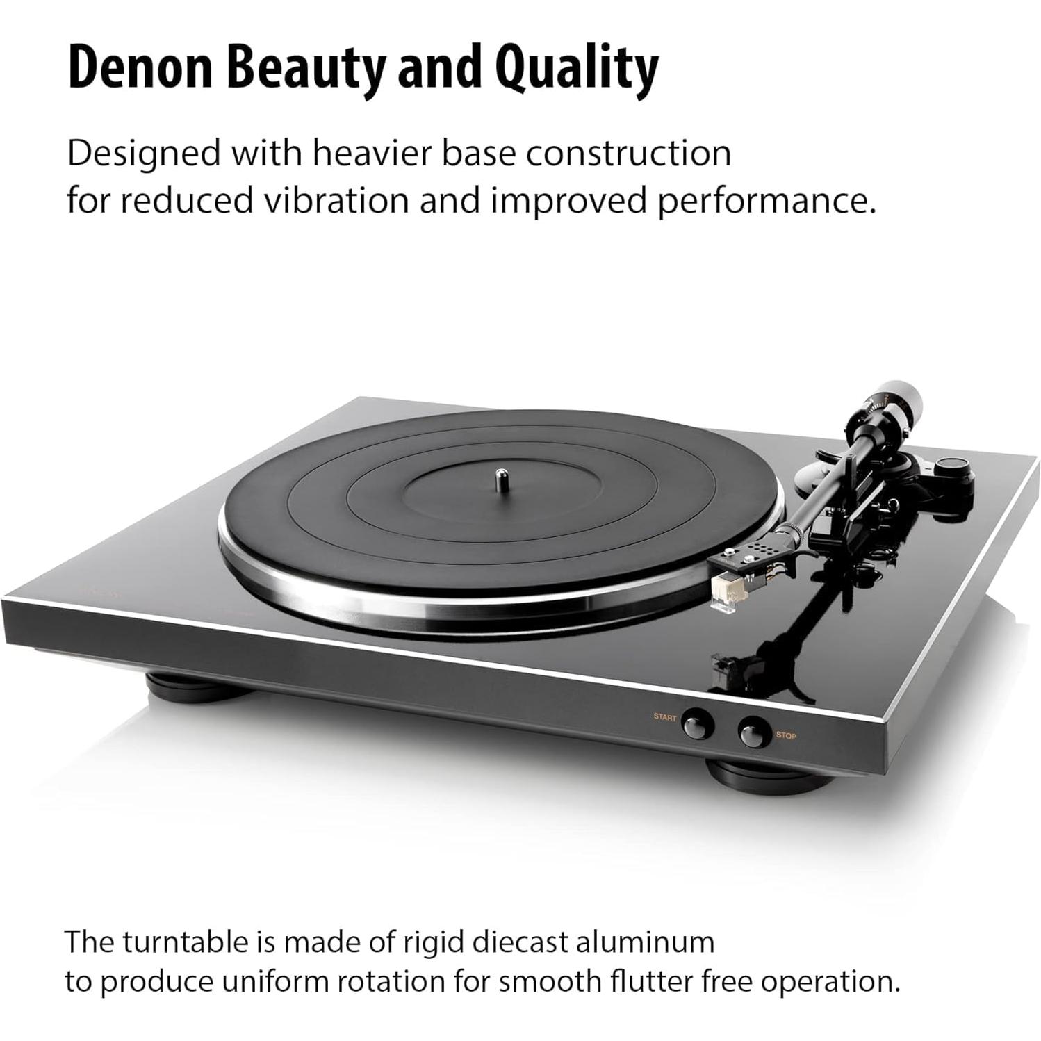 Giradiscos Automático Denon DP-300F con Ecualizador y Garantía