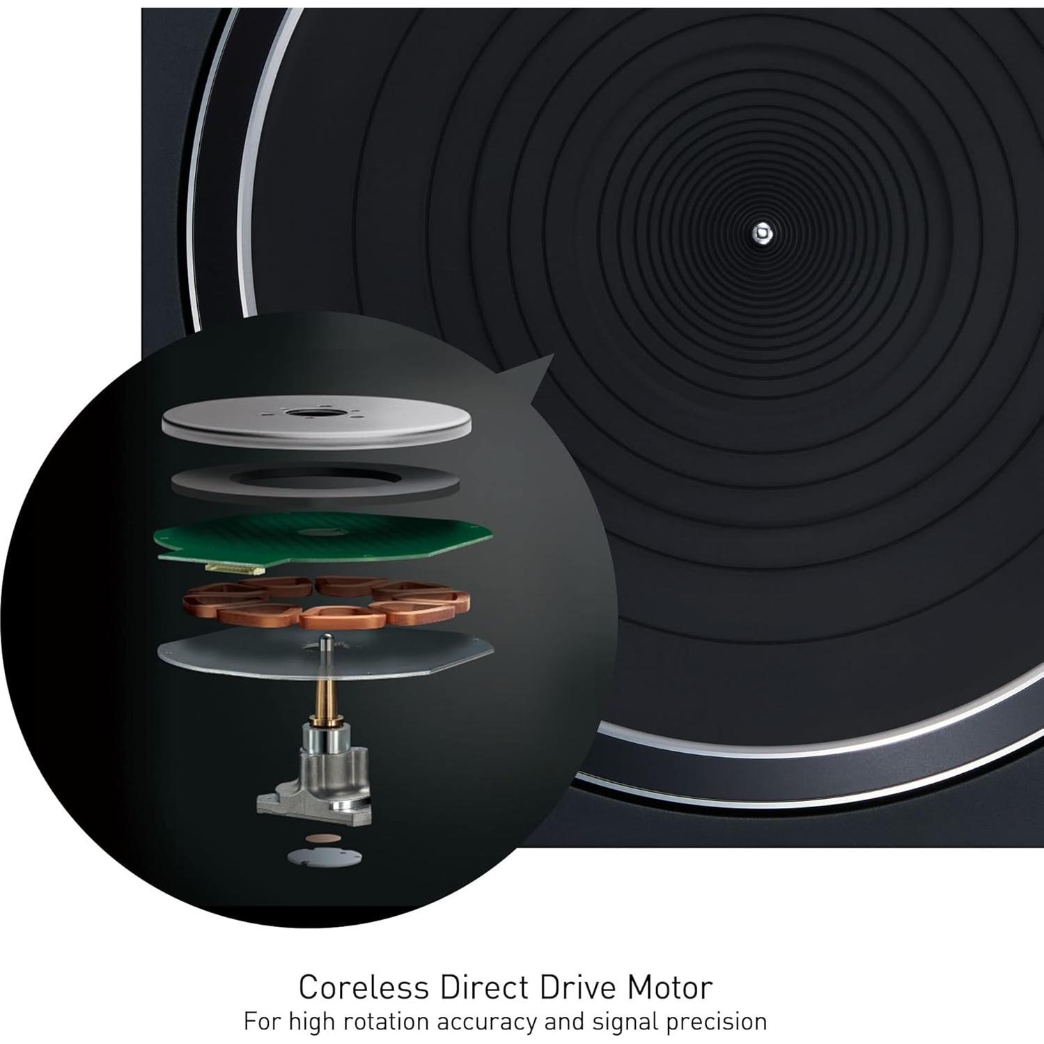 Tocadiscos Technics SL-100C HiFi Vinilo Automático Negro