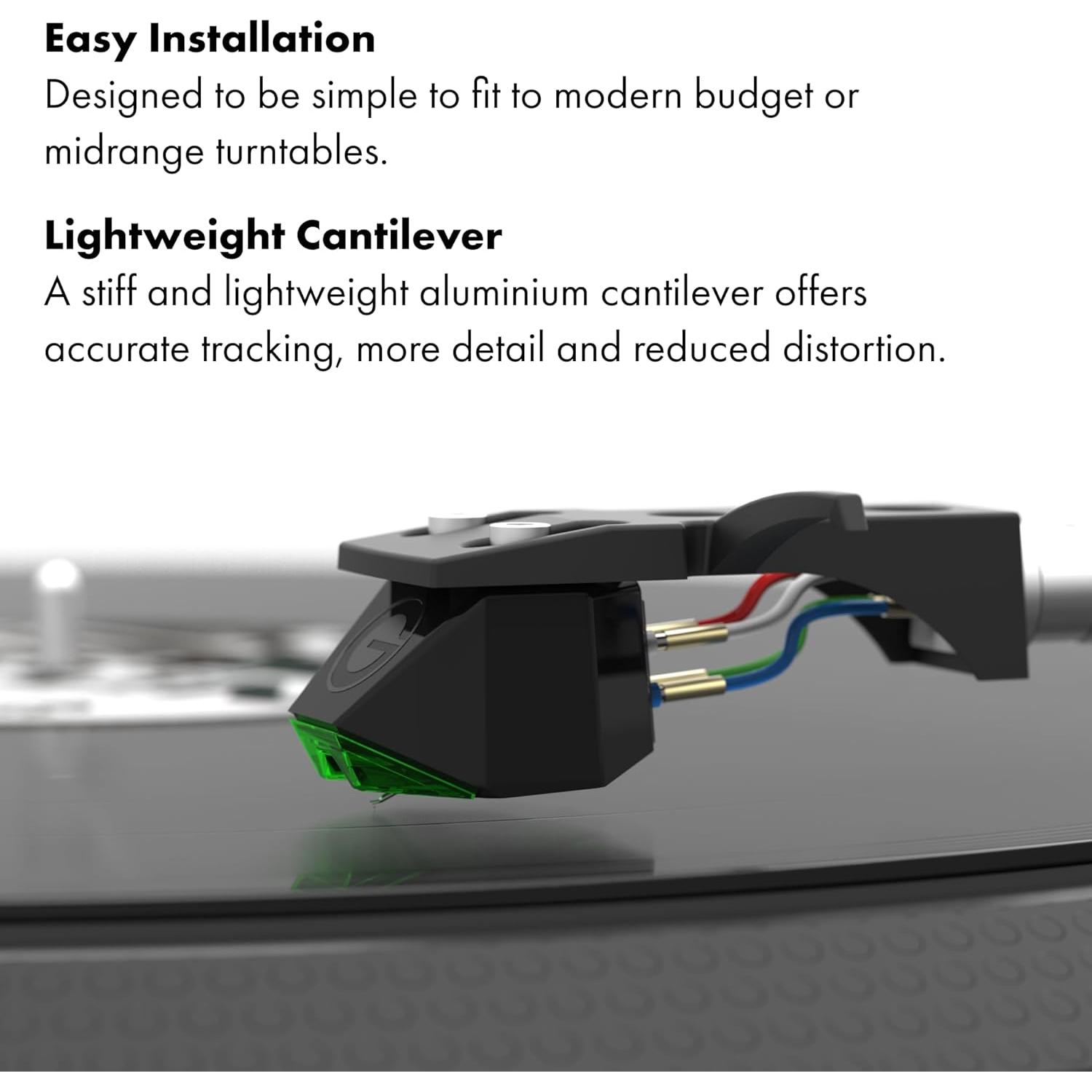 Cartucho de imán Goldring E2 para tocadiscos - Aguja esférica