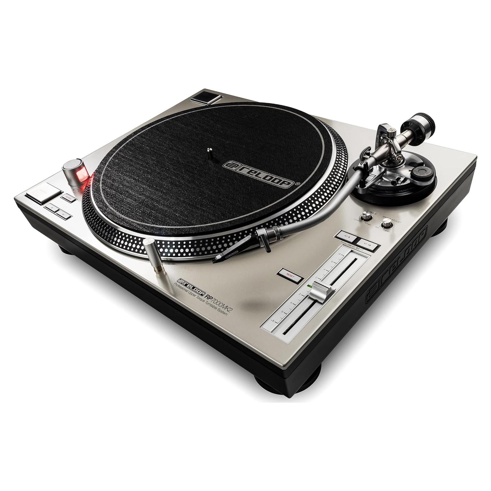 Tornamesa Profesional Reloop RP-7000 MK2 Plata 11.1kg