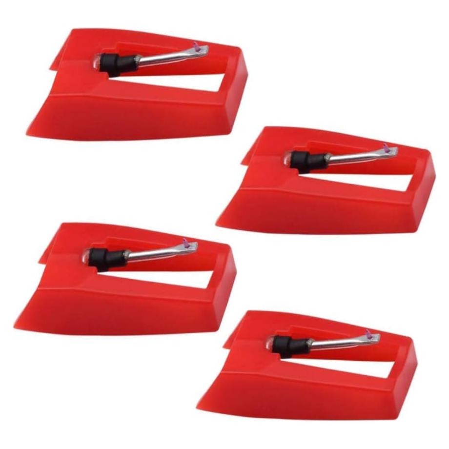 Paquete de 4 Agujas de Repuesto para Tocadiscos Ruby - Cerámica