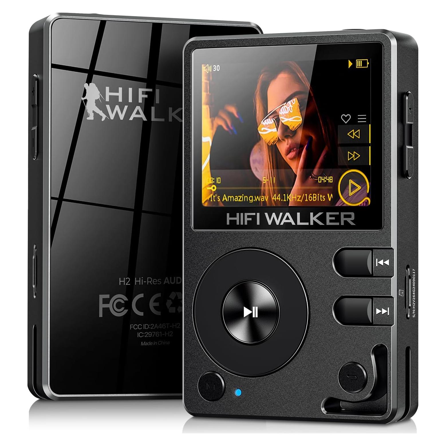 Reproductor MP3 HIFI WALKER H2 128GB Bluetooth 5.2 Hi-Res