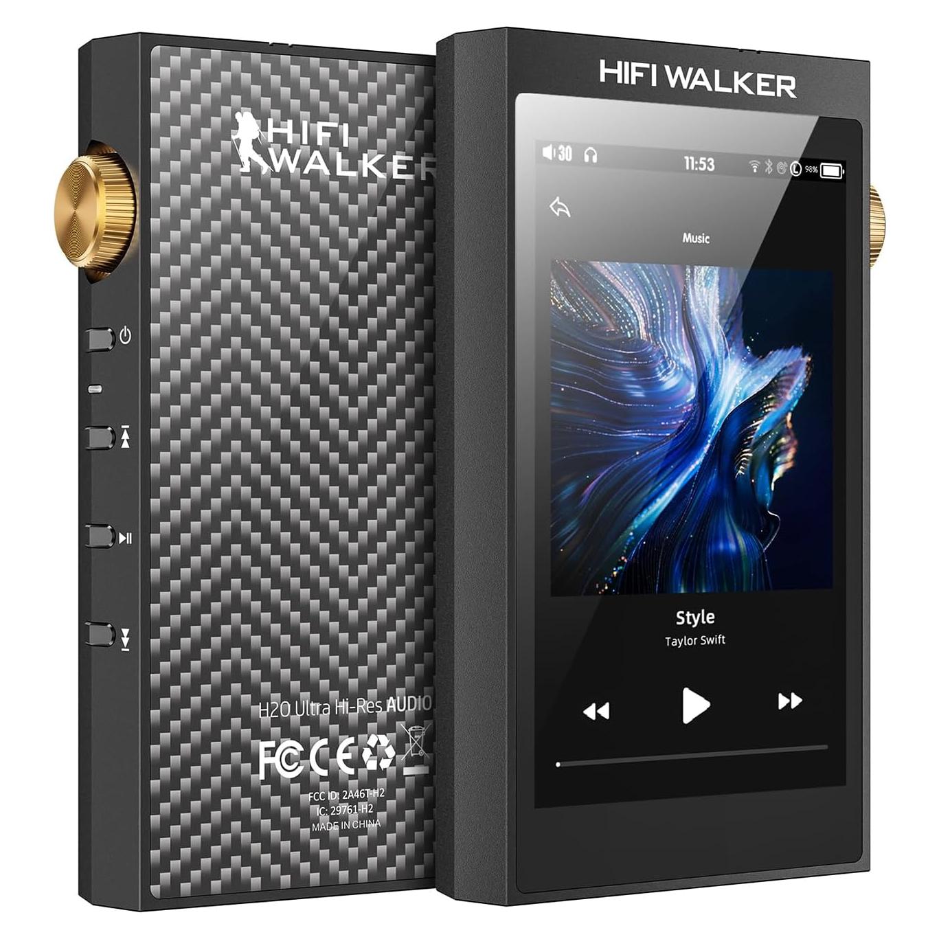 Reproductor MP3 Hi-Fi HIFI WALKER H20 Ultra 128GB DAC ES9038Q2M