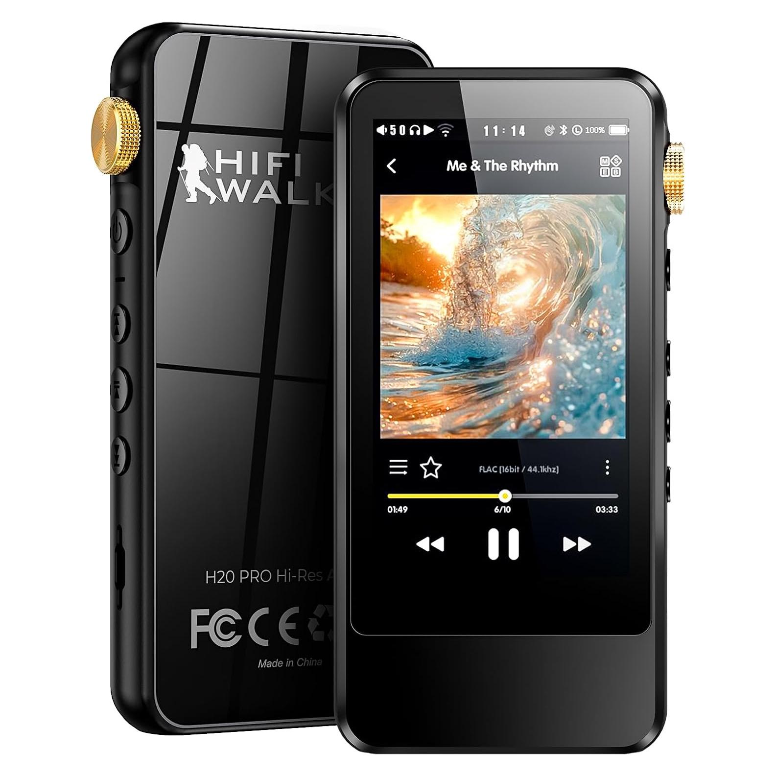 Reproductor MP3 HIFI WALKER H20 Pro 128GB Bluetooth Doble DAC