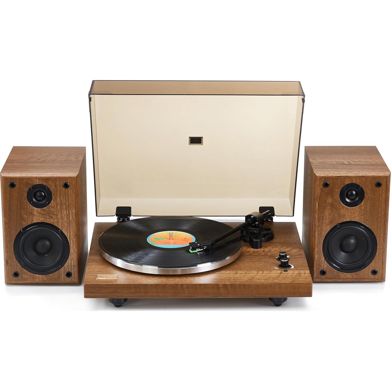 Reproductor de Vinilo Arkrocket Cassini con Bluetooth y Altavoces 40W