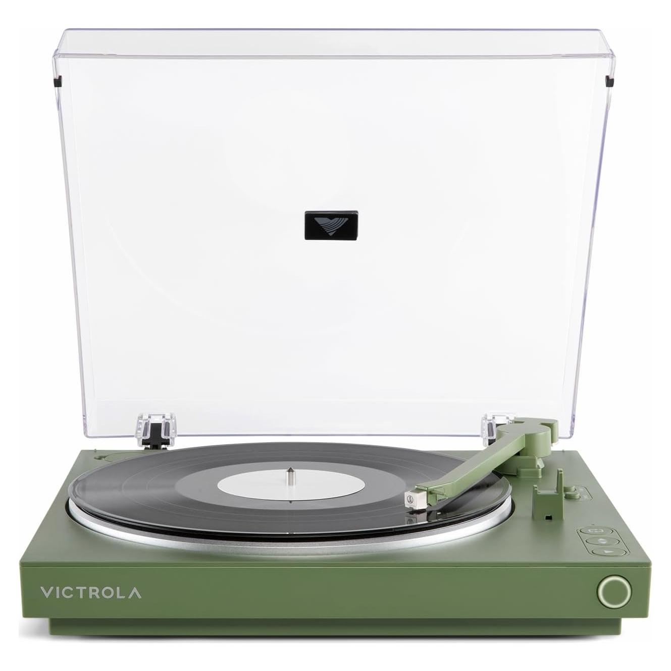 Tocadiscos Automático Victrola VPT-800 Verde Bluetooth 2 Velocidades