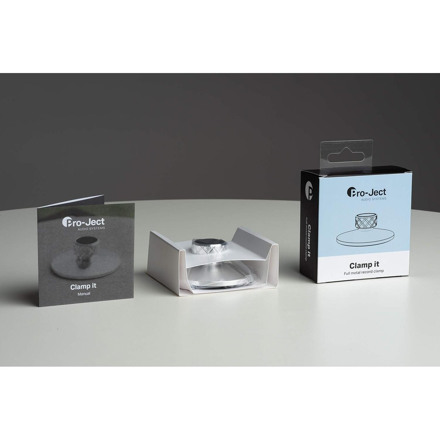 Pro-Ject Clamp It - Abrazadera para Discos de Vinilo Plata