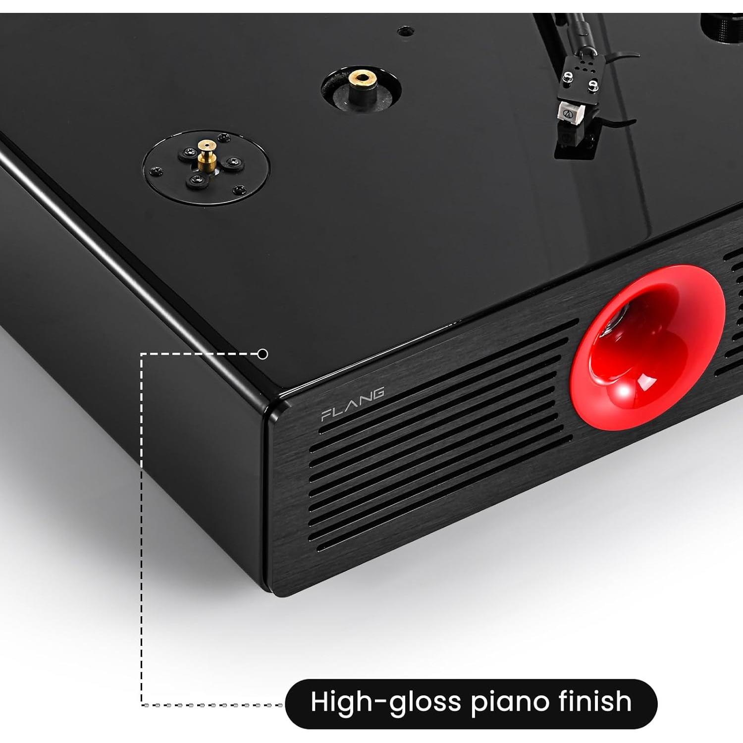 Reproductor de Vinilo SINJEE L5 con Bluetooth y 5 Altavoces Hi-Fi