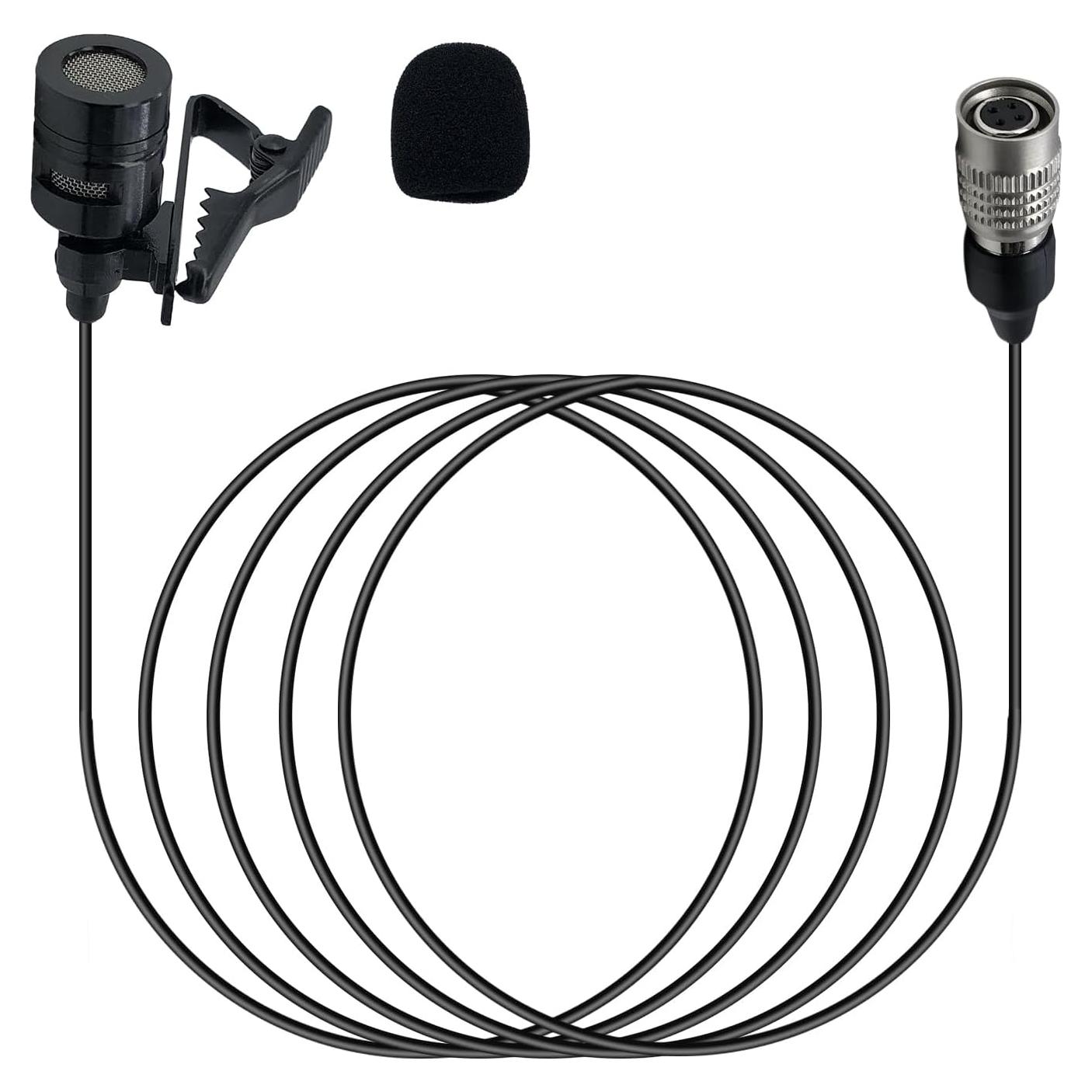 Micrófono Lavalier Audio-Technica Hirose 4 Pines Unidireccional