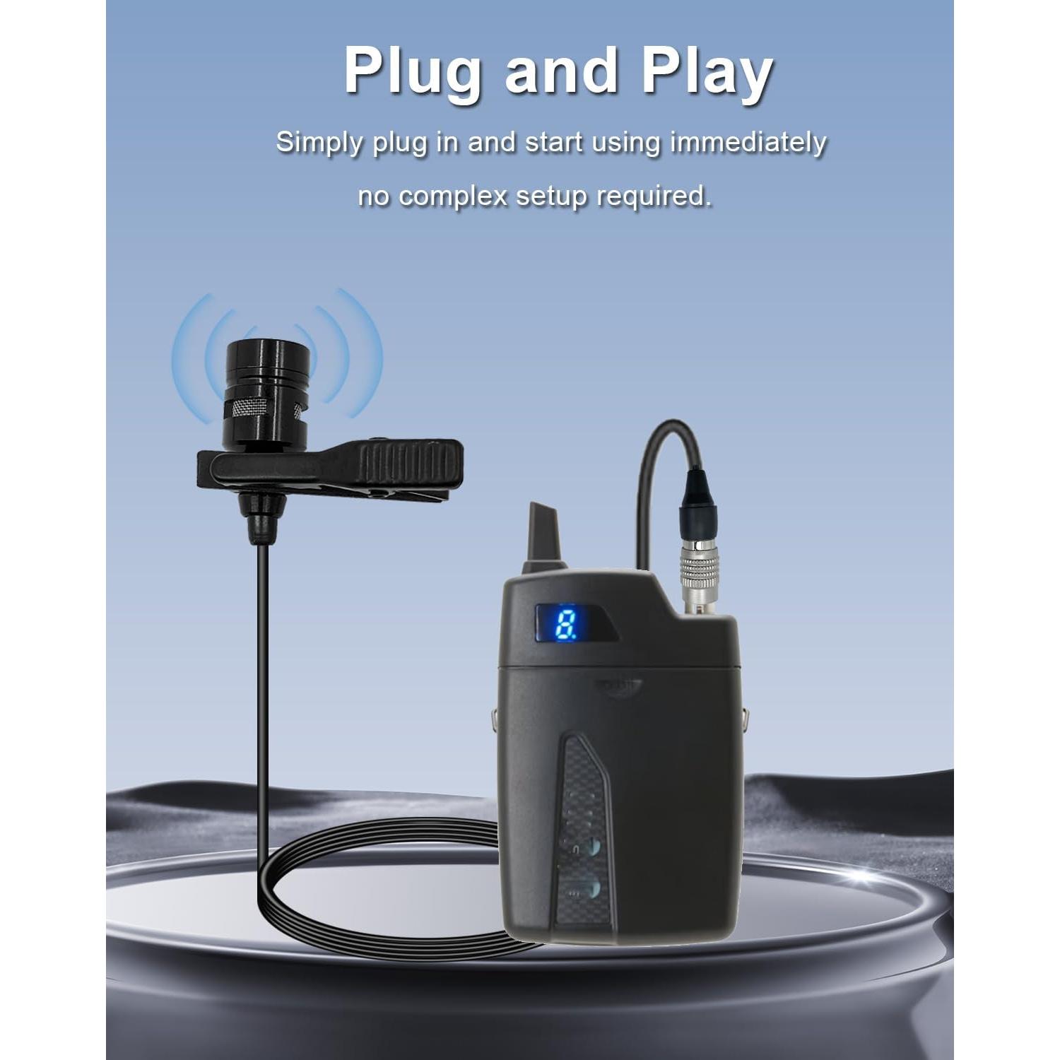 Micrófono Lavalier Audio-Technica Hirose 4 Pines Unidireccional