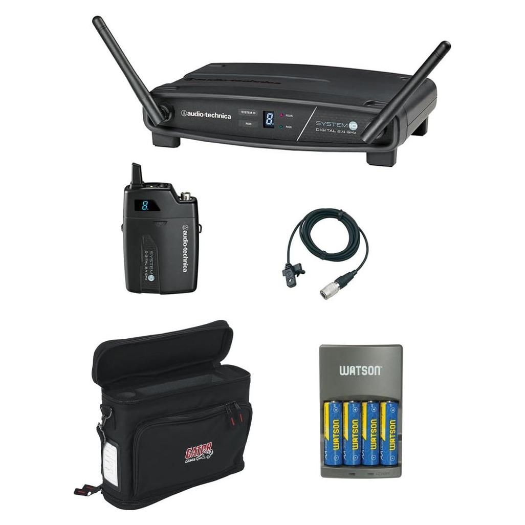 Sistema Inalámbrico Digital Audio-Technica ATW-1101/L con Micrófono Lavalier