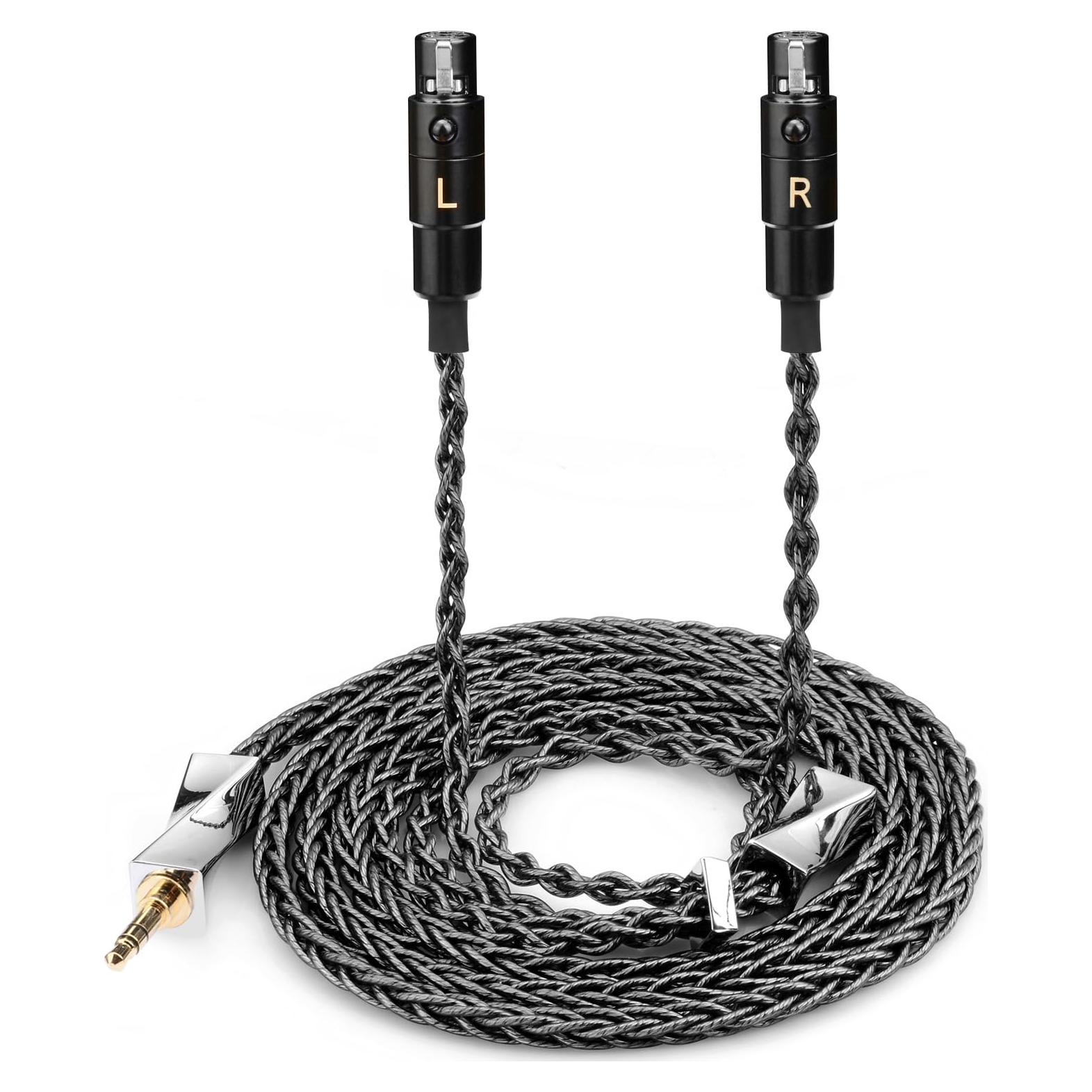 Cable de Audio Fezzlo 1.5m 3.5mm Compatible Audeze Meze