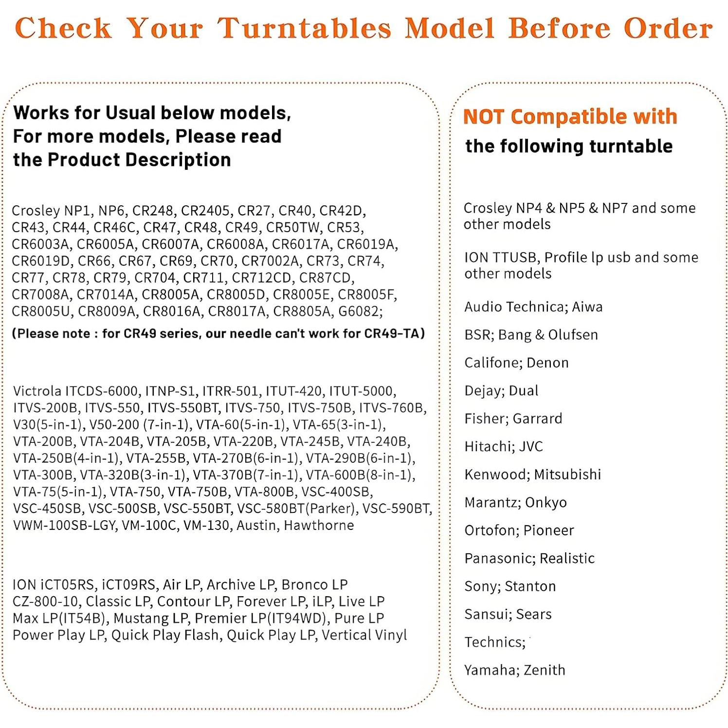 Cartucho de Tocadiscos Banpa BP2ATC con Punta de Diamante Doble