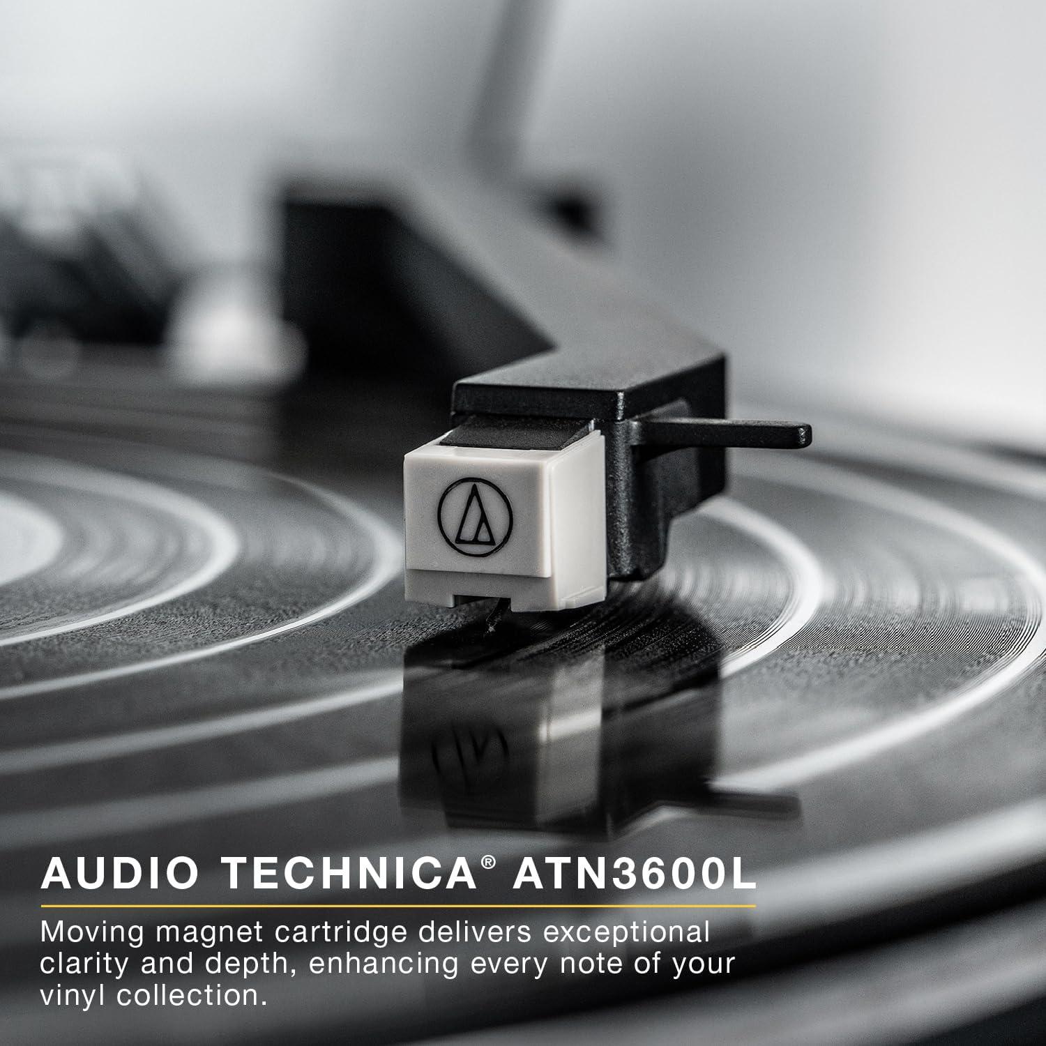 Tocadiscos Bluetooth Automático Victrola con Altavoces Tempo