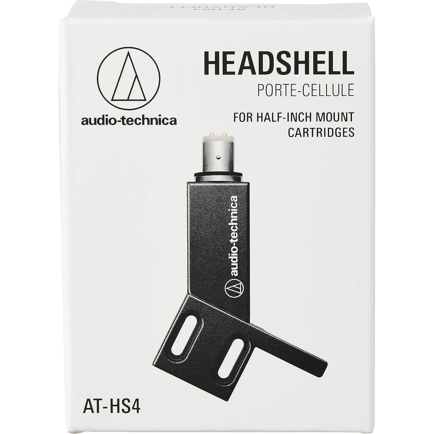 Cabezal Universal Audio-Technica AT-HS4BK para Tocadiscos